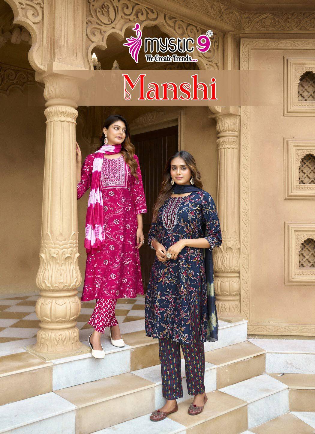 Mystic9 manshi vol 1 kurti ladies fashion wholesale